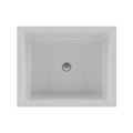 Lexicon Platinum V330 Quartz Composite Rectangle Vanity Sink White
