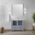 Volez 36 Single Vanity Set W Faucet