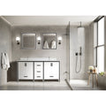 Ziva 72 Double Vanity Cultured Marble Top White Square Sink And 30 Mirrors