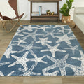 Leyton Starfish Print Area Rug