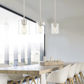 Liam Collection 1 Light Mini Pendant 5 W 7.25 H Satin Platinum Finish