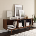 Liam Large Record Storage Console Cabinet 22.25 H X 60W X 15.75 D