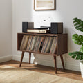 Liam Small Record Player Stand With Vinyl Storage