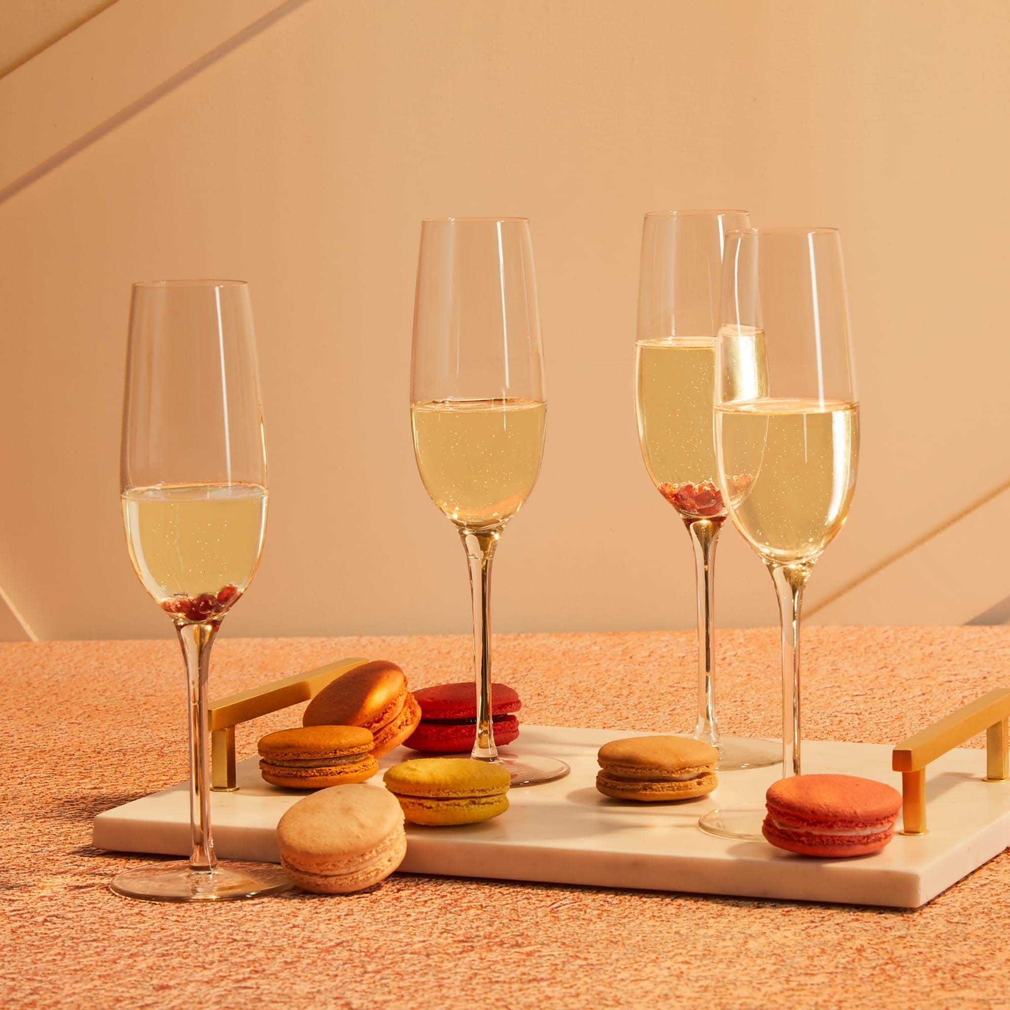 Libbey Signature Kentfield 4 Piece Champagne Flute Glass Set