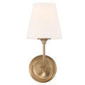 Libby Langdon Sylvan 1 Light Vibrant Gold Wall Mount 6 W X 13.25 H X 9.75 D