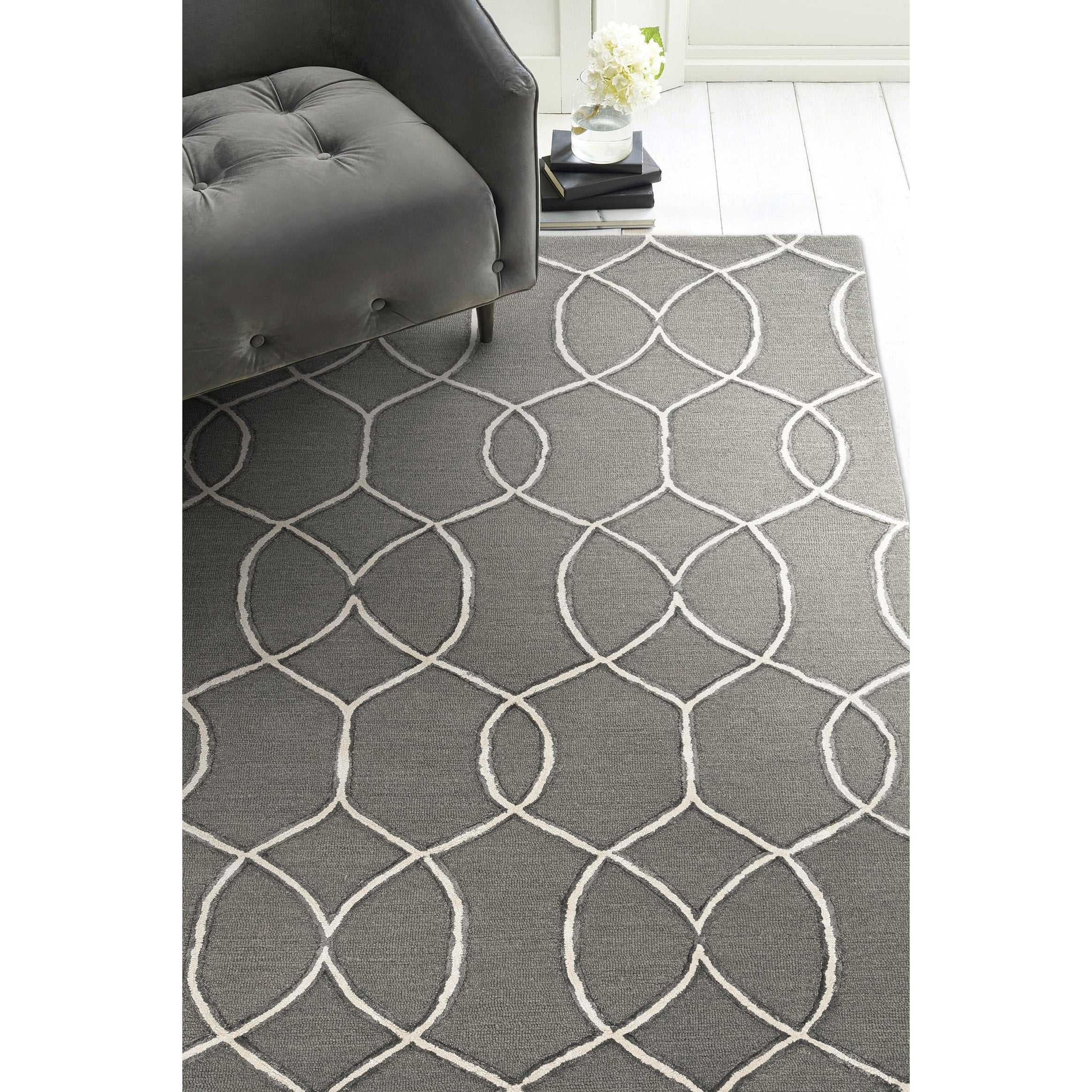Libby Langdon Upton Groovy Gate Handtufted Rug