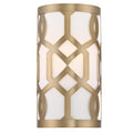 Modern 1 Light Aged Brass Wall Sconce
