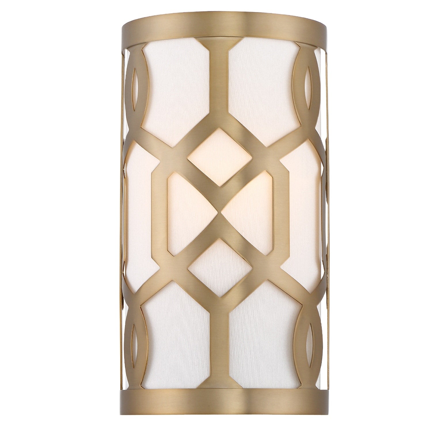 Modern 1 Light Aged Brass Wall Sconce