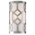 Modern 1 Light Polished Nickel Wall Sconce