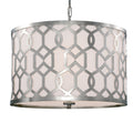Modern 5 Light Polished Nickel Chandelier Polished Nickel