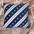 Porch Den Vinings Stars And Stripes Blue Accent Pillows Set Of 2