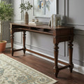 Liberty Furniture Arden Road Console Bar Table Satin Cherry Poplar Solids