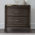 Liberty Furniture Avalon Bedroom Nightstand With Charging Station Oak Wood