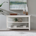 Liberty Furniture Backroads Sofa Table Weathered White Parchment Brown Poplar Wood