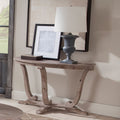 The Gray Barn Harbour Head Stone White Wash Brush Sofa Table