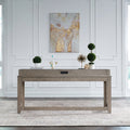 Liberty Furniture Millstone Console Bar Table Nutmeg Brown Rubberwood Solids