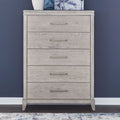 Liberty Furniture New Haven 5 Drawer Bedroom Chest Sanctuary White Oak Wood