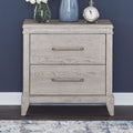 Liberty Furniture New Haven Bedroom Nightstand With Charging Station Oak Wood