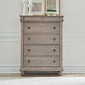 Liberty Furniture Rustic Traditions 5 Drawer Bedroom Chest Saddle Tan Birch Wood