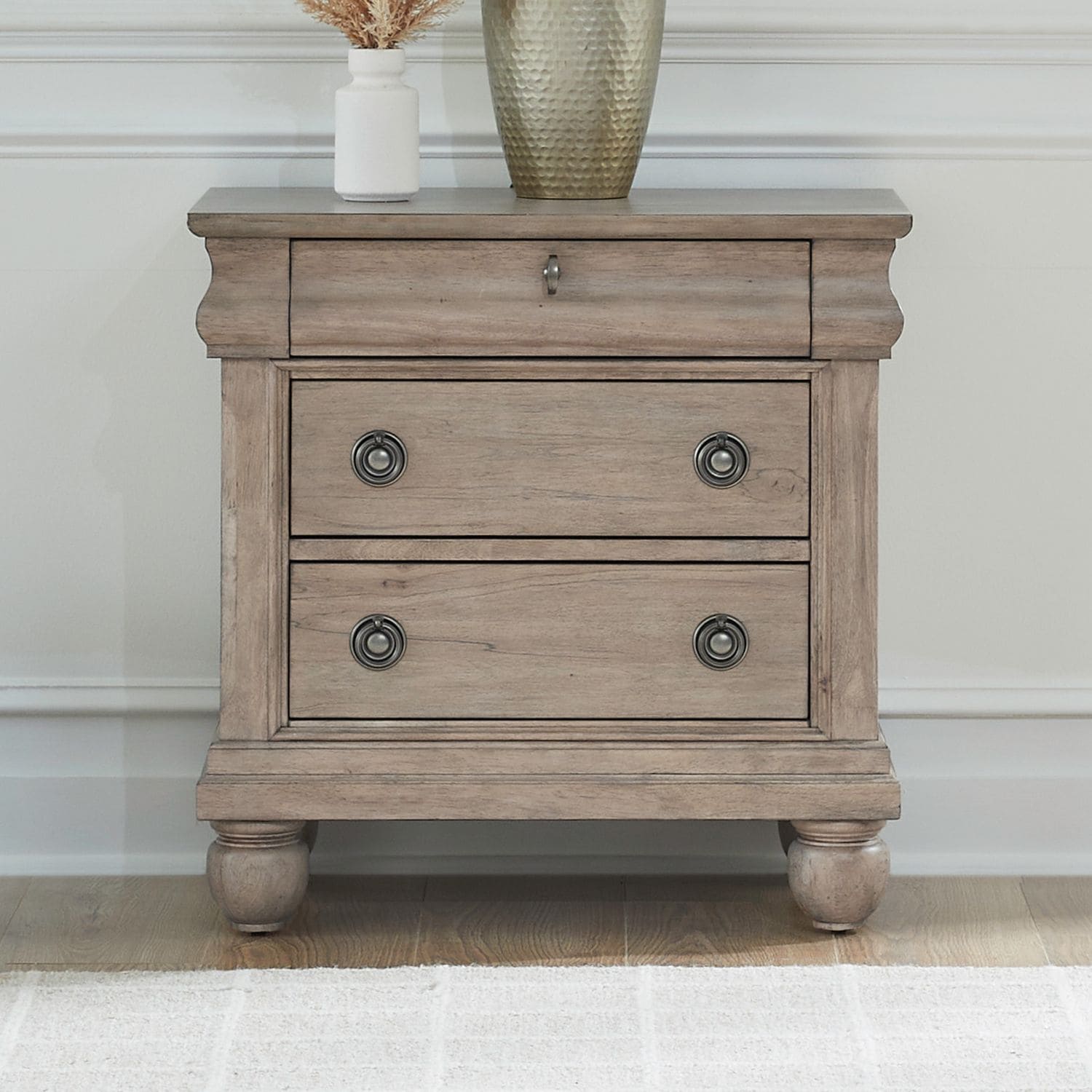Liberty Furniture Rustic Traditions Bedroom Nightstand Birch Wood