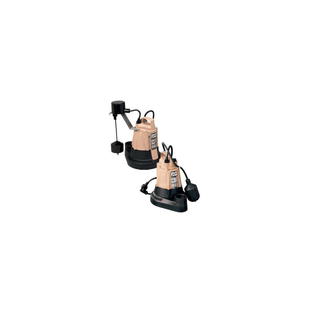 Liberty Pumps S37 Builders 1 3 Hp Submersible Sump Pump With Vertical Float N A