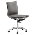 Lider Plus Armless Office Chair Gray N A