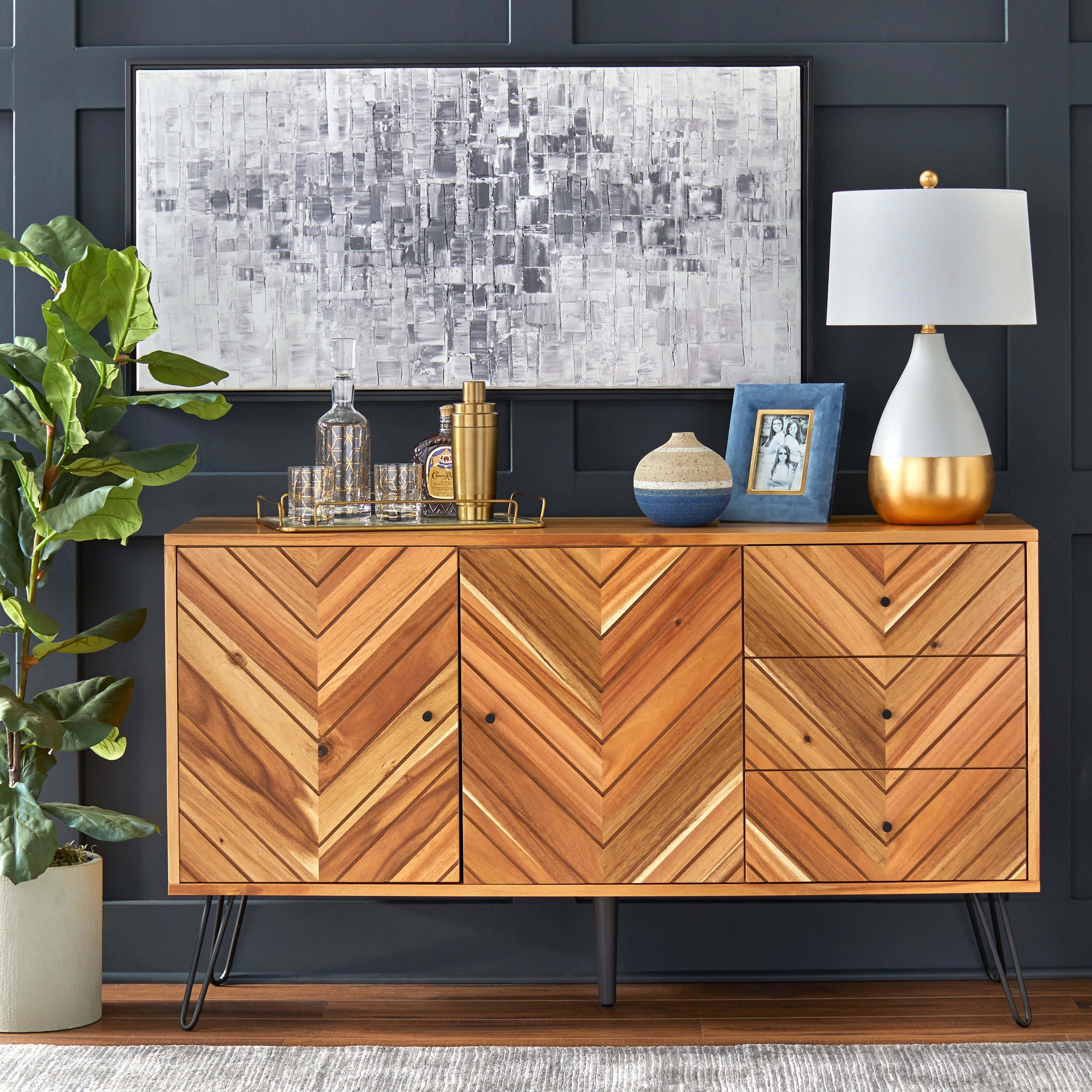 Lifestorey Denver 2 Door 3 Drawer Buffet