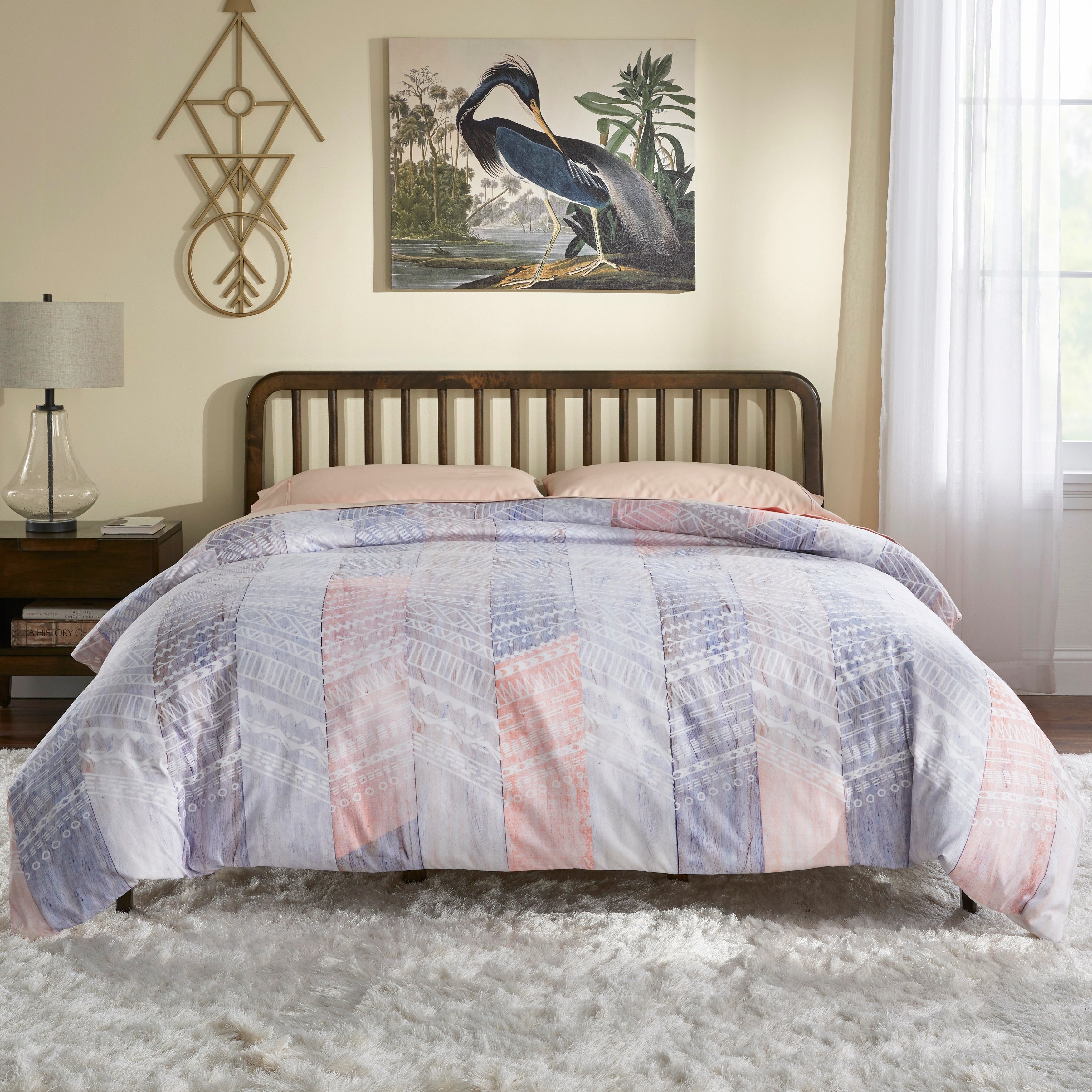 Lifestorey Cache Solid Wood Queen Platform Bed