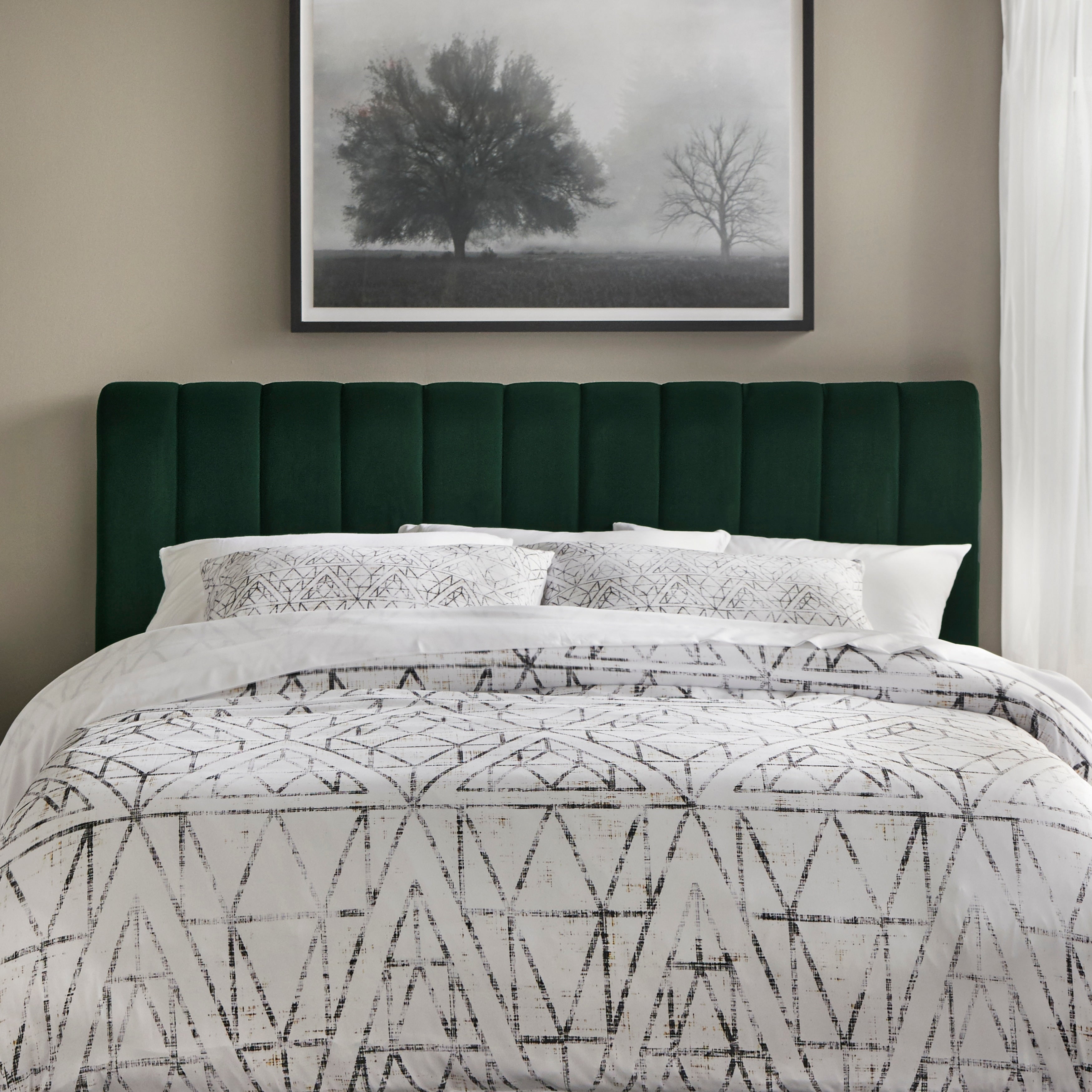 Lifestorey Teagan Queen Upholstered Headboard