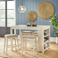 Lifestorey Tobias Storage Counter Height Pub Set