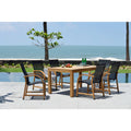 Lifestyle Garden 7 Piece Teak Outdoor Sling Dining Set
