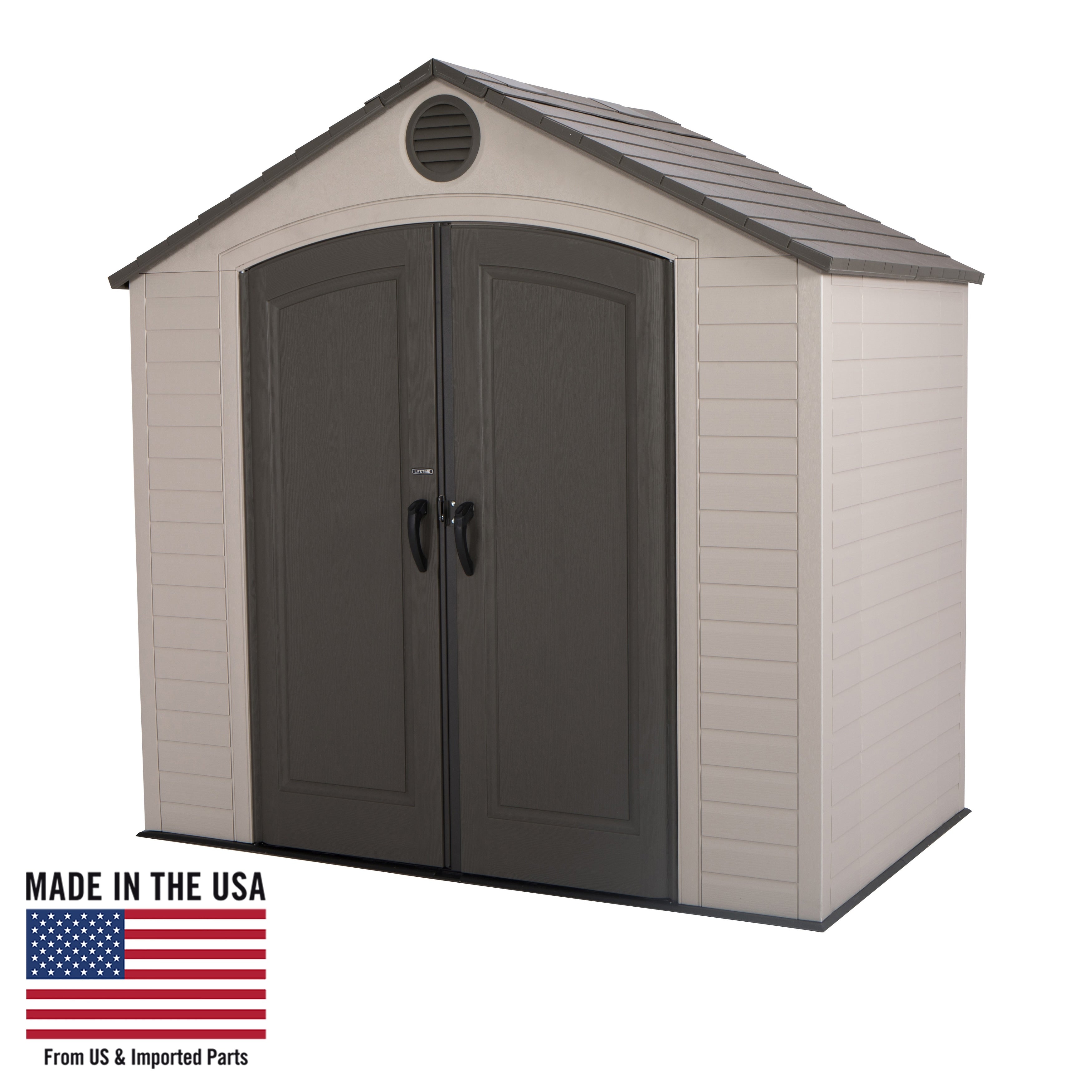 Lifetime 8 Ft. X 5 Ft. Outdoor Storage Shed 6418