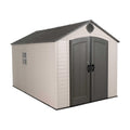 Lifetime Grey Plastic And Steel 8 Foot X 12.5 Foot Outdoor Storage Shed