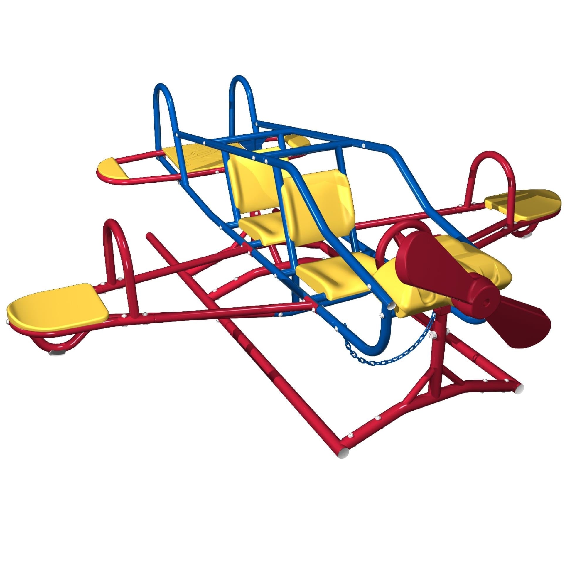 Lifetime Ace Flyer Multi Color Airplane Outdoor Teeter Totter