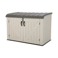 Lifetime Tan Plastic Horizontal Storage Box