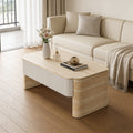 Lift Top Coffee Table Center Table With Storage Beige Yellow Side Table Sofa Table End Table Cocktail Table
