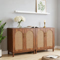 Light Brown Sideboard Buffet Cabinet For Living Room Storage Cabinet Accent Cabinet Base Cabinet Toy Cabinet