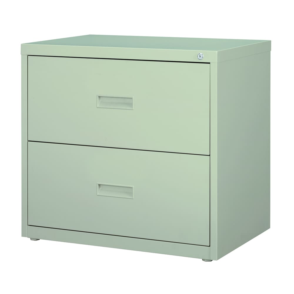 Hirsh Commercial 30 Wide 2 Drawer Lateral File Cabinet Light Gray