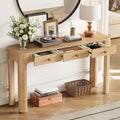 Light Oak Sofa Table Hallway Table With Drawers Entryway Table Side Table Console Table For Bedroom