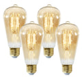 Light Society Holland St21 Amber Led Vintage Filament Light Bulb Set Of 4