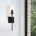 Light Society Montreal Clear Glass Wall Sconce