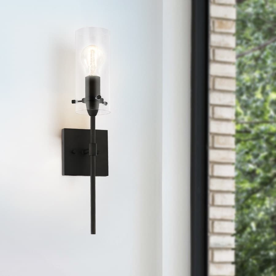 Light Society Montreal Clear Glass Wall Sconce
