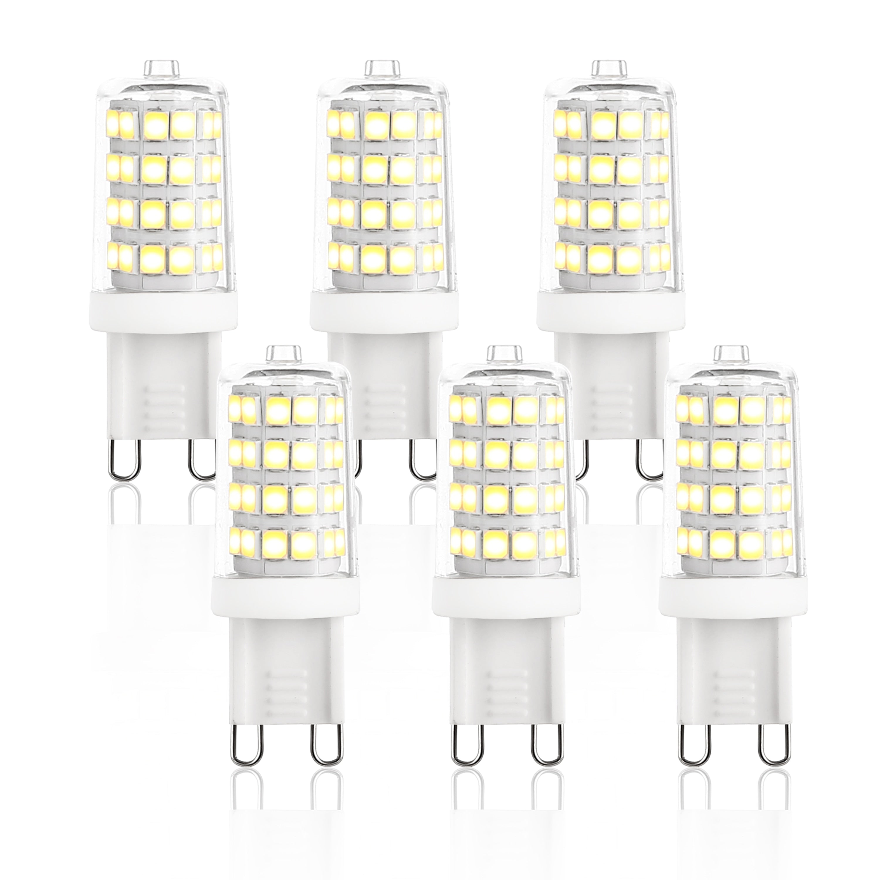 Light Society Set Of 6 Vita G9 30 Watt Equivalent 3 Watt Led Bulb Clear