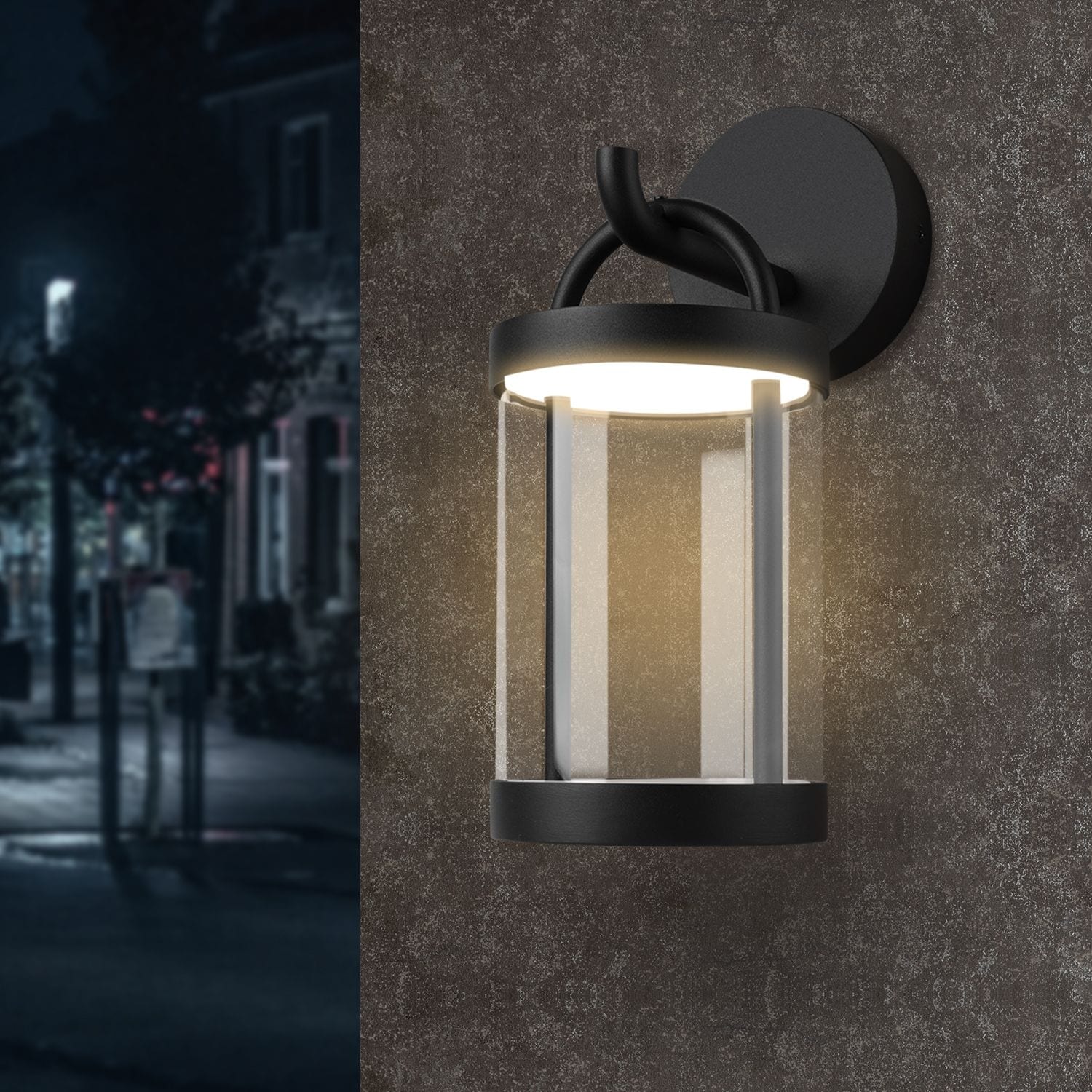 Lights Outdoor Wall Sconce Lantern Exterior Ip65 Waterproof Led Wall Light Classic Wall Lamp Round Lighting