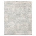 Lillian Handloomed Wool Bamboo Silk Gray Rose Area Rug
