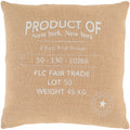 Lilliana Wheat Modern Farmhouse Throw Pillow Cover 20 X 20