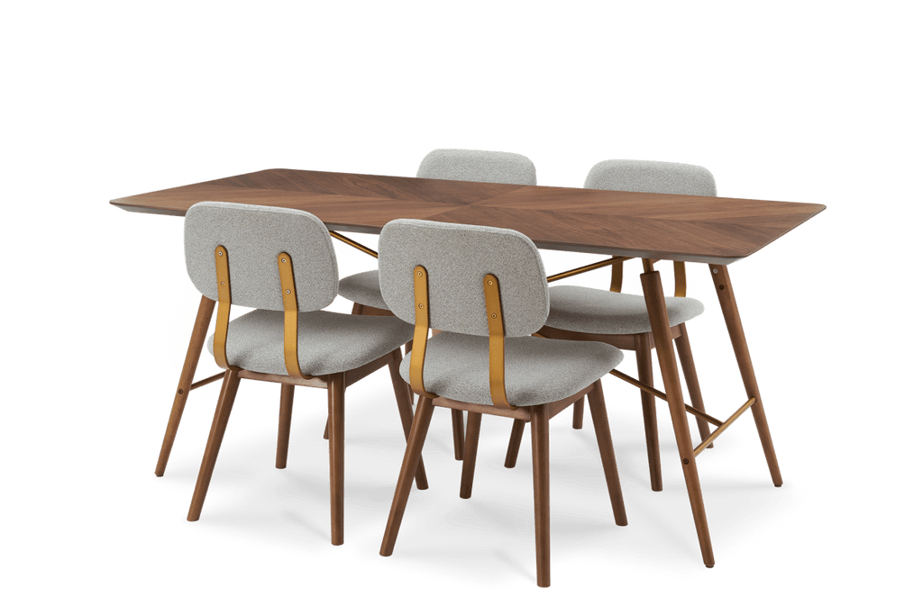 Lily Dining Table with 4 Chairs
