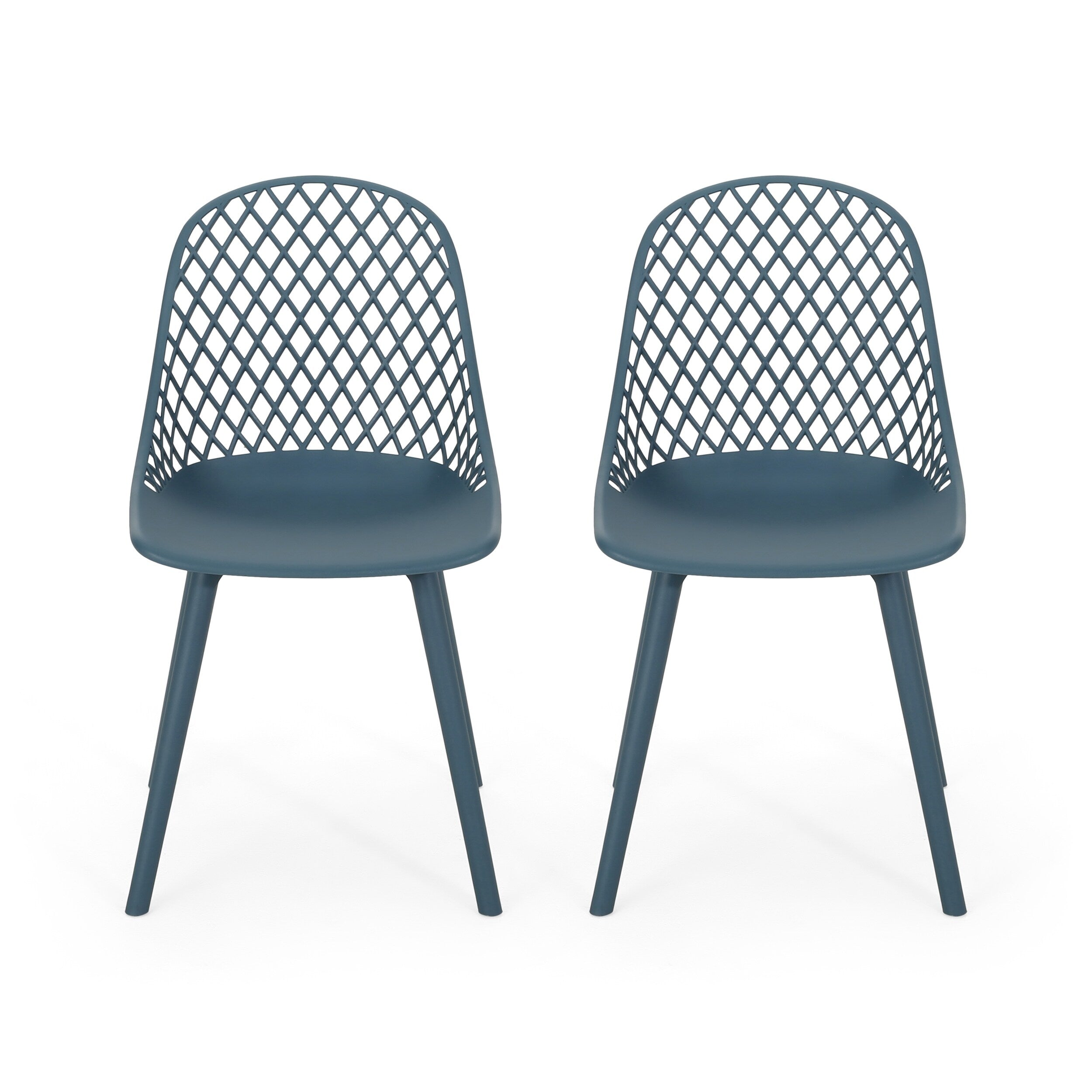 Lily Outdoor Modern Dining Outdoor Modern Dining Chair Set Of 2 By Christopher Knight Home 18.00 W X 21.50 L X 33.20 H