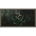 Lily Of The Valley By Hugo Framed Mounted Canvas Wall Art Print