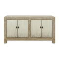 Lilys Living Reclaimed Wood Shandong Buffet With 4 Drawers Antique Off White Finish 35 Inch Tall